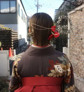 ショート ヘアアレンジ ALBUM  池袋所属・来美 / クルミのヘアスタイル