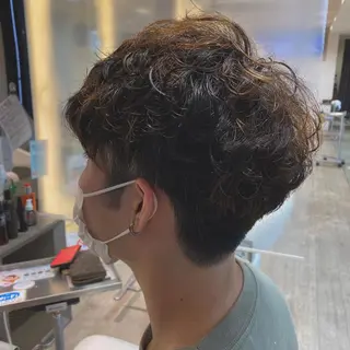 パーマ メンズ 長井 麻帆のヘアスタイル