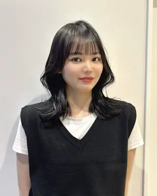 ミディアム 美髪矯正/ 伊藤 更のヘアスタイル