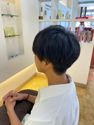 ショート パーマ 小松 千夏のヘアスタイル