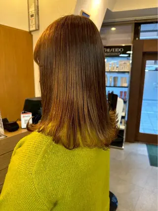セミロング 📍野田阪神/海老江 /カラー/かーきぃのヘアスタイル