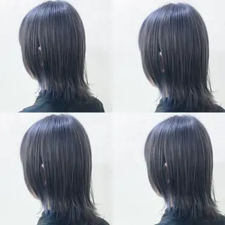 ミディアム カラー Hanna by W_SALONのヘアスタイル