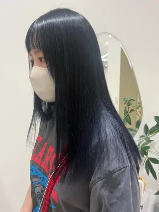 セミロング カラー Zina博多筑紫口_ aikaのヘアスタイル