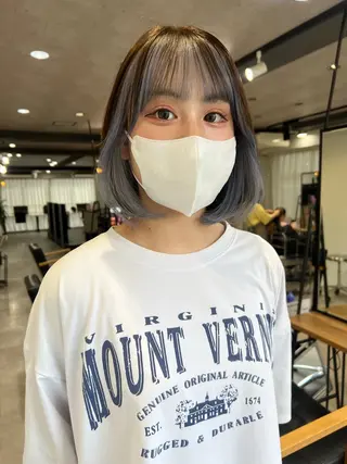 ショート カラー ダブルカラー🩰 CHIHIRO👒のヘアスタイル