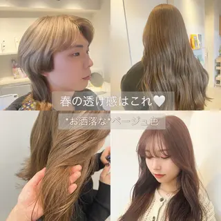 カラー 表参道/kozue/ 艶髪/髪質改善のヘアスタイル