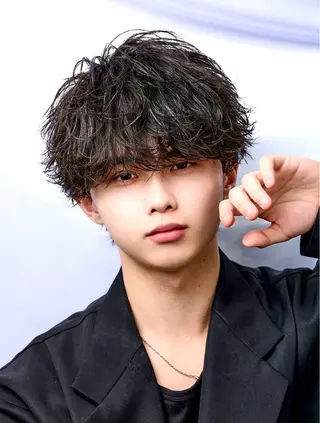 ショート AI TOKYO men's 渋谷所属・カマタ ハルキのヘアスタイル