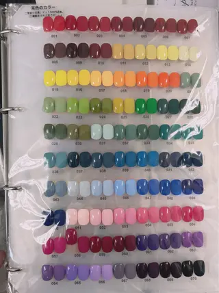 カラー Dopamine nail 新人のネイルデザイン