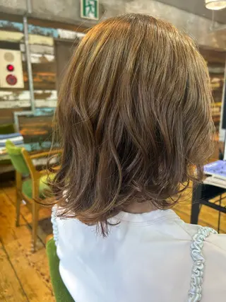 ミディアム カラー BURANKO所属・三浦義久/仙台/ 髪質改善のヘアスタイル