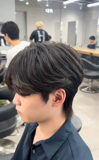 ショート カラー パーマ 福井祥太／ニュアンス /韓国メンズ🇰🇷のヘアスタイル