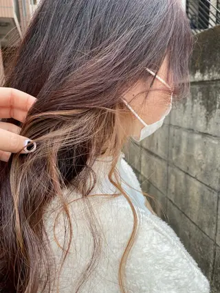 カラー 橋本 茉保のヘアスタイル