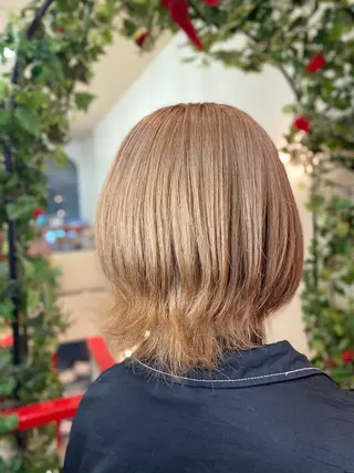 ショート ゆぴ☾‪/推しカラー /ハイトーンのヘアスタイル