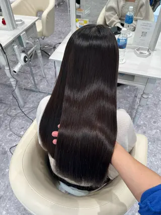 ロング 河西 楓のヘアスタイル