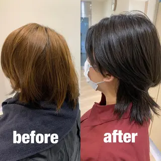 ミディアム 丹野 圭太のヘアスタイル