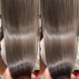 セミロング カラー 縮毛矯正/髪質改善/ 石橋代智のヘアスタイル