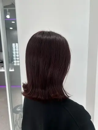 ミディアム カラー 愛結 暖色カラー🎀🩰のヘアスタイル