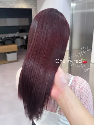 ロング カラー るな🎀 銀座暖色カラー🌈♡のヘアスタイル