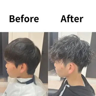 ショート 髪質改善× ハイライト溝江のヘアスタイル