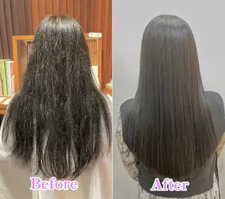 ロング 高山🐬髪質改善 池袋で縮毛矯正のヘアスタイル