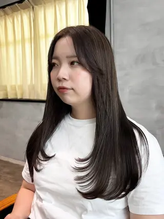 ロング ﾔﾏｼﾀ ﾘﾘのヘアスタイル