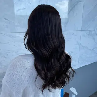 ロング カラー 茂木 結希のヘアスタイル