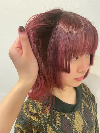 ミディアム 久我 彩音のヘアスタイル