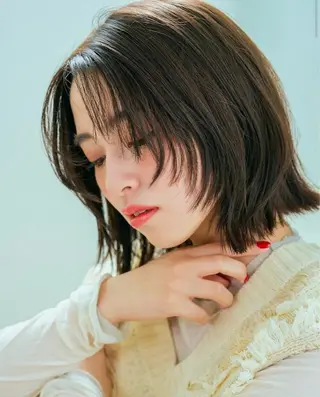 ショート カラー Little×Ray所属・Ayu🩶 カットモデル募集中のヘアスタイル
