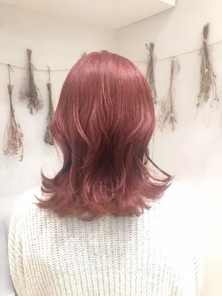 ミディアム カラー はだゆうき @hadadan08のヘアスタイル