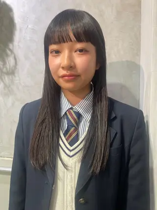 ロング さの あやねのヘアスタイル