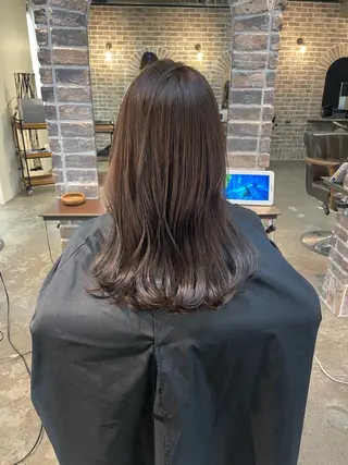 ロング カラー ACROあべの店所属・艶カラー/インナー /グラデ/大西小百合のヘアスタイル