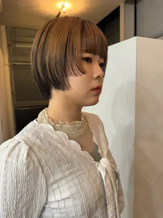 ショート 🌻名古屋🌻 🫧ハイトーン🫧のヘアスタイル