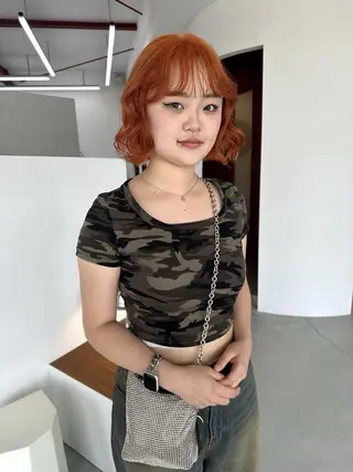 カラー 透明感/ハイトーン /デザインカラー大輝のヘアスタイル