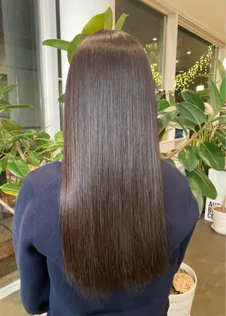 ロング パーマ DIFINOaoyama所属・🎧ayaka/ボブ /透明感カラー🩵のヘアスタイル