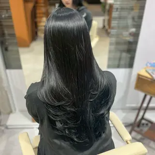 ロング 齋 花音のヘアスタイル