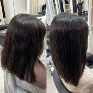 ミディアム 染野 匠のヘアスタイル