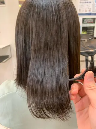 セミロング カラー パーマ&髪質改善職人 稲本　来耶のヘアスタイル