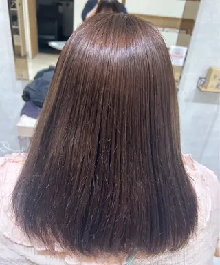 ミディアム カラー 西澤 駿のヘアスタイル