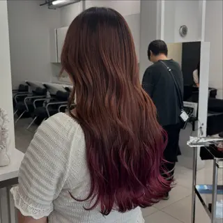 ミディアム カラー ⭐️無料！カット モデル募集⭐️夕貴のヘアスタイル