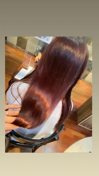 ロング カラー 福見 美保のヘアスタイル