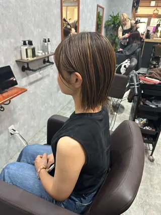 ショート C’LD hair produce /シールドヘア所属・モテ髪/ボブ/ショー ト/アダチフウトのヘアスタイル