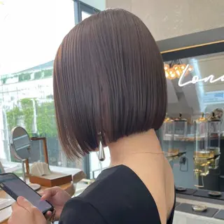 ショート カラー R'eel所属・ボブ／髪質改善 ／銀座のヘアスタイル