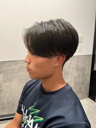 ショート パーマ メンズ 店舗移動します ご連絡くださいESAのヘアスタイル