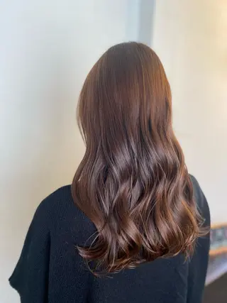 セミロング カラー ヘアアレンジ DANY🦋名駅✂︎ 艶髪/透明感カラーのヘアスタイル