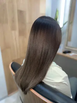 セミロング 多賀 順平のヘアスタイル