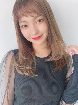 ミディアム カラー ⭐️Shelter by TOKYO⭐️のヘアスタイル