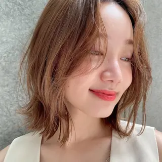 ショート カラー ヘアアレンジ マツエク・マツパ 💎耳ツボジュエリー ×銀座美容室💎のヘアスタイル