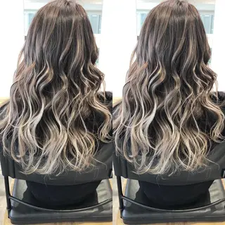 ミディアム カラー JILBLAN京都 ショート/ハイライトのヘアスタイル