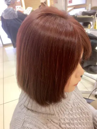 ショート ミディアム カラー 永井 大希のヘアスタイル