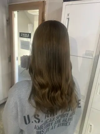 セミロング オオニシ オト☁️のヘアスタイル