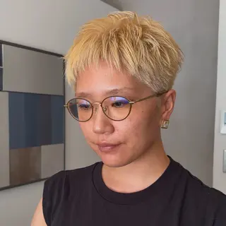 ショート カラー 大矢瑛翔 ショート/パーマのヘアスタイル