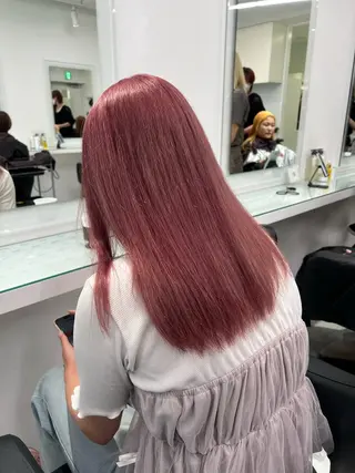 カラー ブリーチなし透明感 💗RYOTAのヘアスタイル